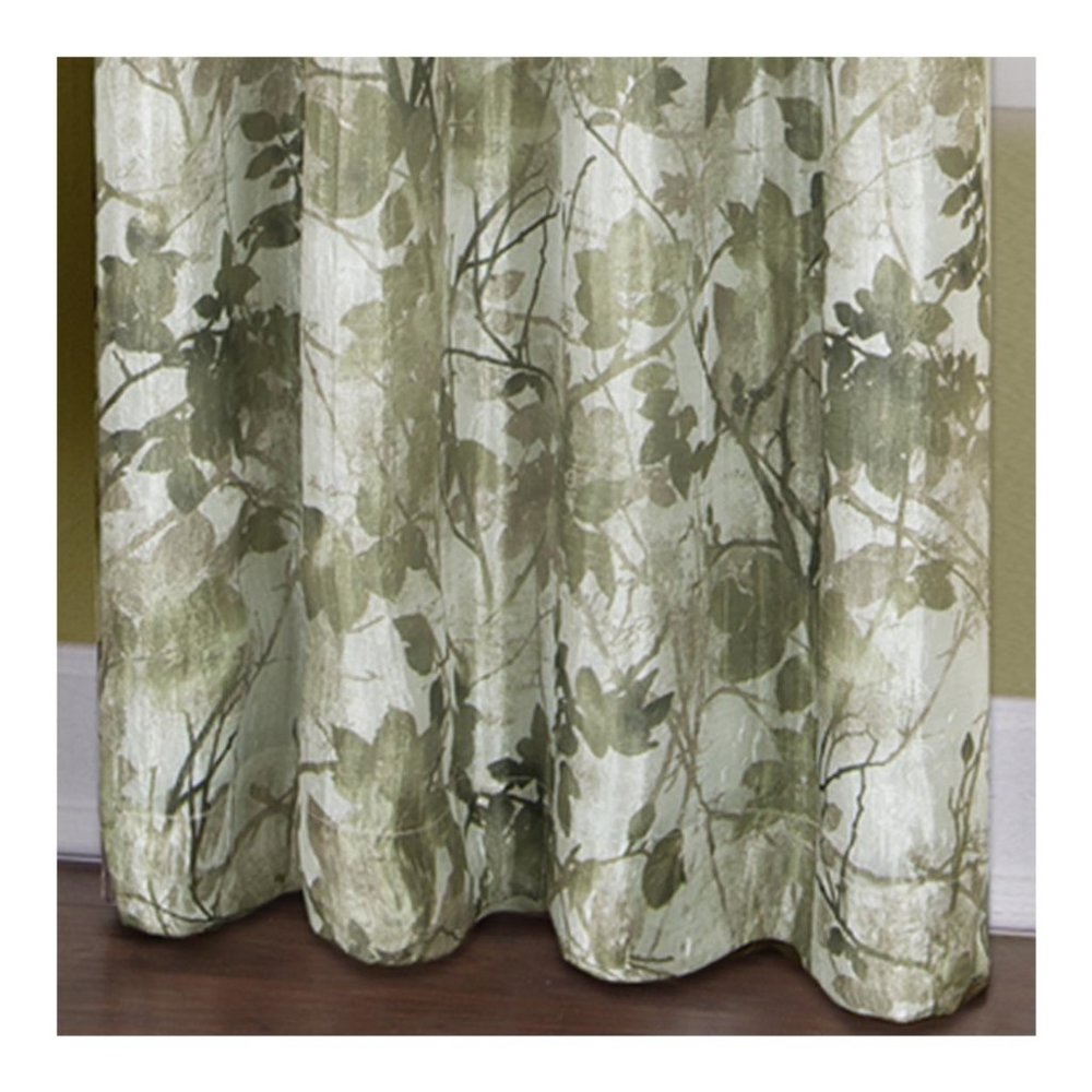 3 Achim Tranquil Lined Grommet Black Out Curtain Greenery Panels 50x84 NEW - Picture 3 of 16